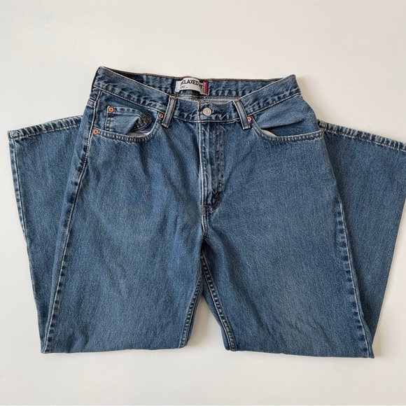 Levi's 550™ Relaxed Fit Straight Leg Baggy Medium Stonewash Jeans, Size 34 29 - Picture 10 of 13